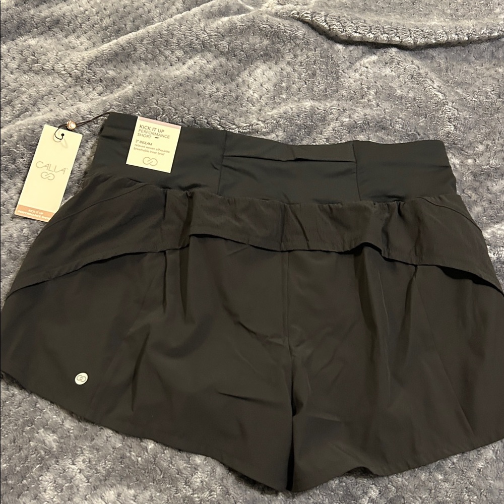 NWT Black Calia by Carrie Underwood Kick It Up Workout Running Shorts SzM - Picture 7 of 9